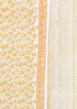 Cambric Cotton Dress Material With Chiffon Dupatta in Floral Block Print